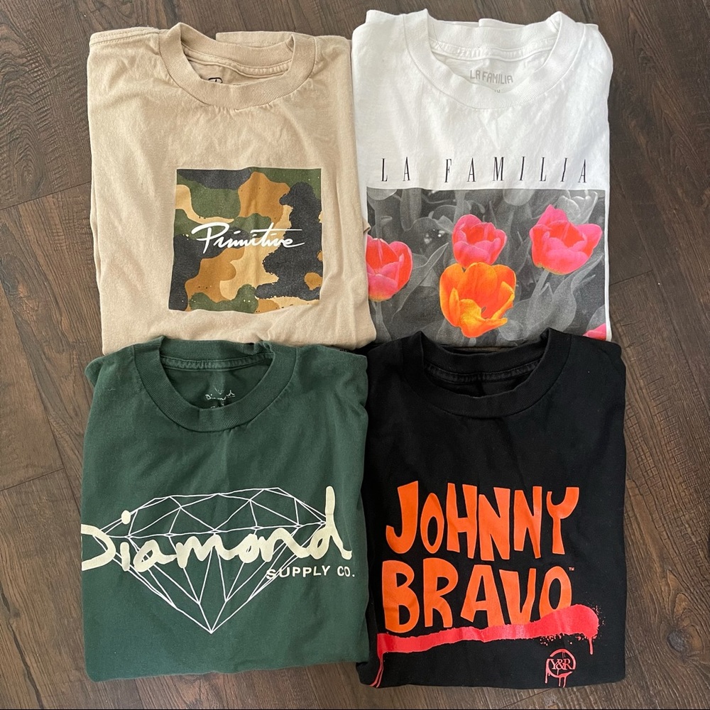 4 Logo&Graphic T-shirt Mix&Match Bundle